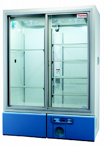 Холодильник, 1447 л, +1…+8 °C, вертикальный, две двери со стеклом,  8 полок, FRGG5004V, Thermo