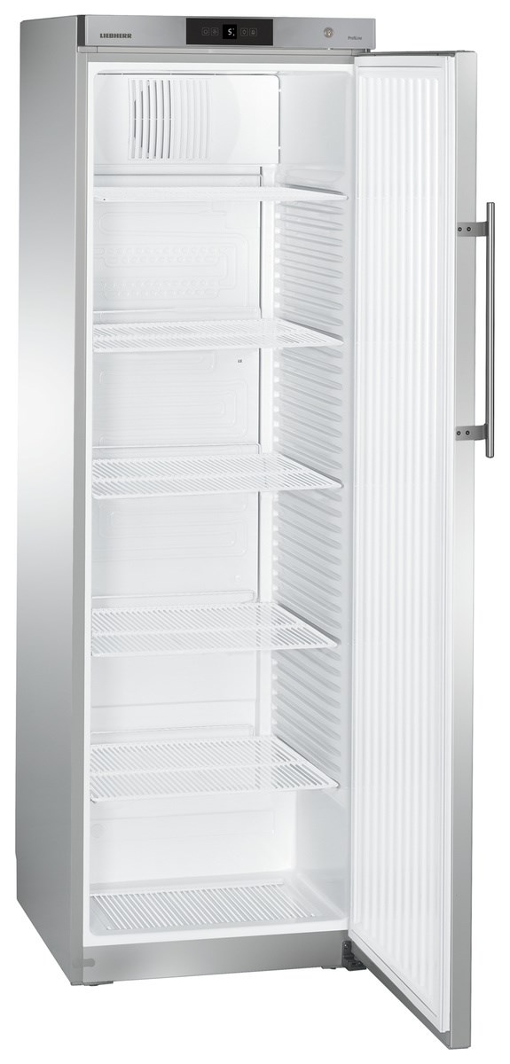 Холодильник, 434 л, +1…+15 °С, электронное управление, глухая дверь, н/ж сталь, GKv 4360, Liebherr