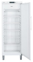 Морозильник Liebherr GGv 5810: 547 л, температурный диапазон -14…-28 °С, функция авторазморозки, белый цвет, высота 206,4 см, ширина 75 см