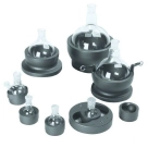 Реакторные блоки на магнитные мешалки Heidolph: алюминиевая конструкция с тефлоновым покрытием, высокая химическая стойкость, термостойкость до 250°C