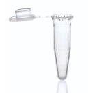 Пробирки микроцентрифужные одноразовые Brand 780507: объем 0,5 мл, РР, с прикрепленной крышкой, макс. RCF 10.000 G, матовое поле для этикетки, без RNase, DNase и эндотоксинов