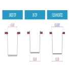 Сливная раковина лабораторная MYKA44: 390х390х260 мм, керамика KS-12, с переливом, пластик Sloplast с бортиком. Идеальное решение для лабораторий с высокими требованиями к гигиене и долговечности