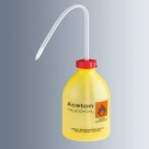 Бутылки с маркировкой об опасности Marienfeld 5402547: объем 500 мл, стеклянные, с ПЭ-крышкой, устойчивые к химическим веществам, с предупреждающими этикетками