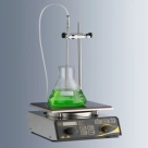 Магнитная мешалка с стержнем из Ceran®: 4-значный светодиодный дисплей, плавная регулировка скорости, стеклянный корпус, высокая точность и надежность