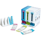 Калибровочные растворы pH Rainbow II (3 x 10 саше 20 мл): значения pH 4,01/7,00/10,01, сертификация METTLER TOLEDO, точность ±0,02 pH, удобная упаковка