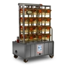 Стеллаж ISO Mini N (ISMN06) от Tecniplast: безопасность для животных и людей, вентиляция под давлением, компактность и мобильность