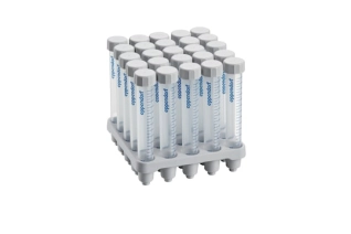 Eppendorf Conical Tubes, 15 мл, Стерильно, без пирогенов, без РНКазы, ДНКазы и ДНК, бесцвет., 500 пробир. (20 штатив. × 25 пробир.)