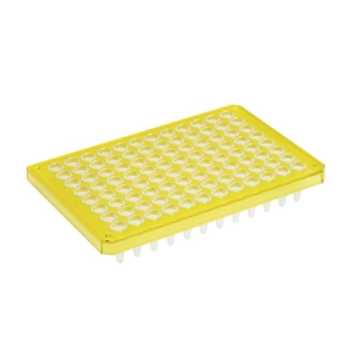 Eppendorf twin.tec® PCR Plate 96, с полуюбкой, 250 мкл, PCR clean, желтый, 25 планшет.