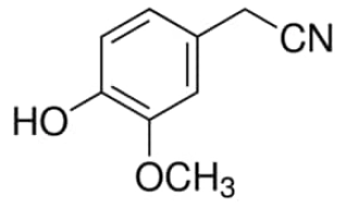 4-HYDROXY-3-METHOXYPHENYLACETONITRILE, &